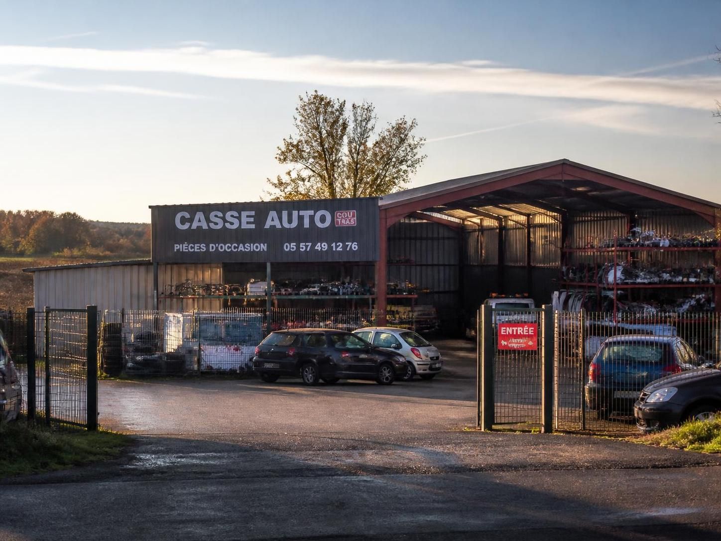 découvrez coutras casse auto à 33230, spécialiste des pièces d'occasion pour voitures. consultez nos horaires d'ouverture et contactez-nous pour vos besoins en pièces détachées.