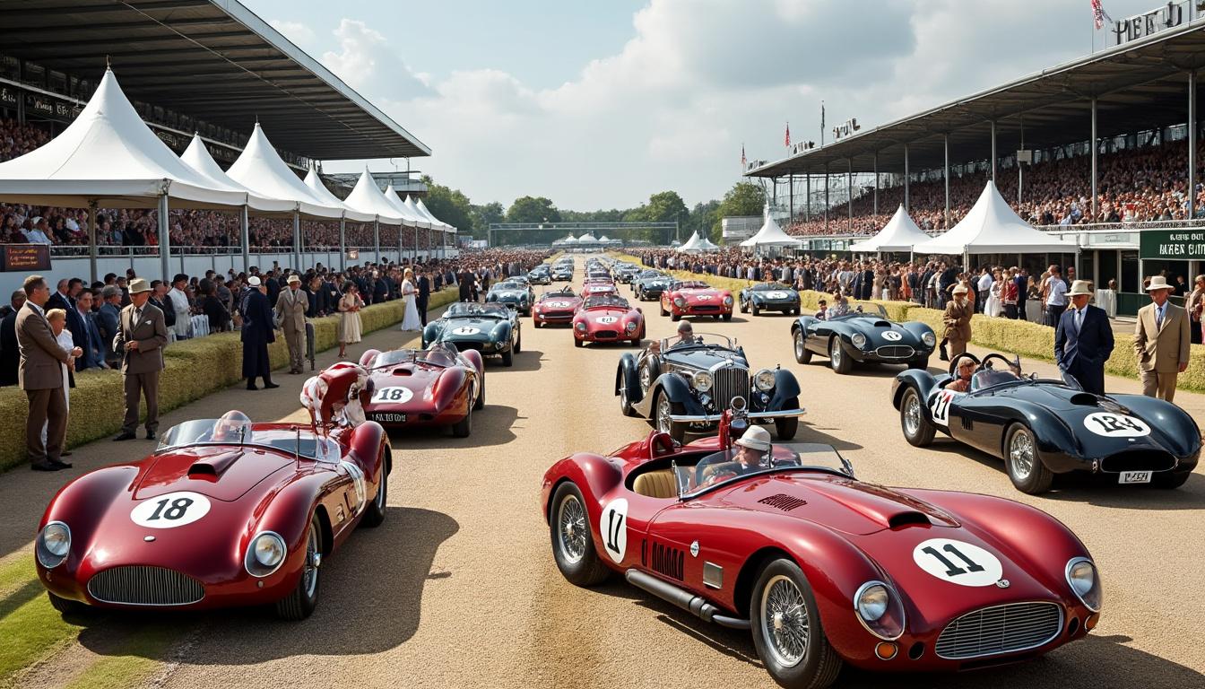 plongez dans l'univers vintage du goodwood revival, le festival d'automobiles d'époque le plus immersif d'europe, alliant passion, authenticité et ambiance rétro unique.