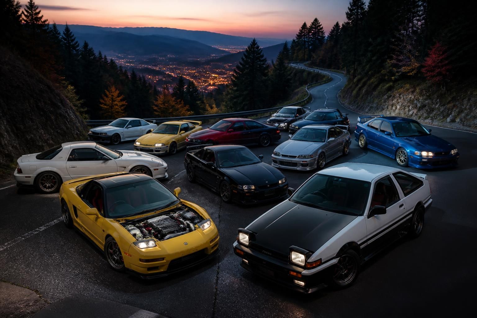découvrez la liste complète des voitures de la série initial d avec toutes leurs spécifications techniques détaillées.