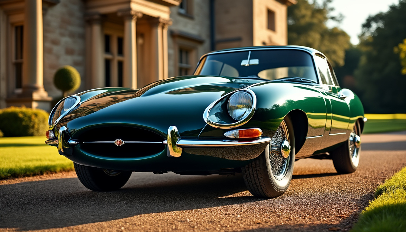 découvrez la jaguar e-type, le coupé anglais mythique que même enzo ferrari considérait comme le plus beau.