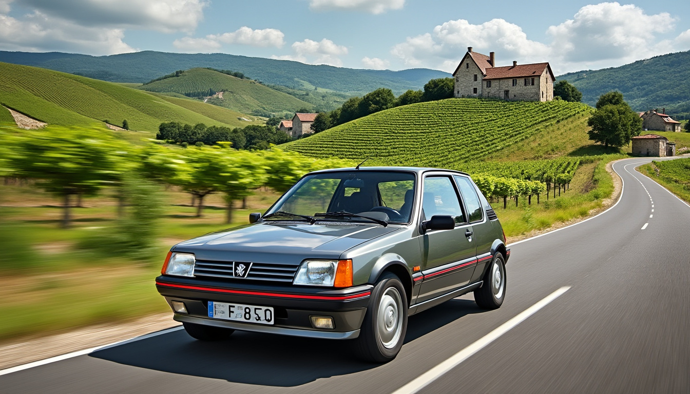 découvrez la peugeot 205 gti, la voiture sportive emblématique des années 80 qui a marqué toute une génération par son style, ses performances et son accessibilité.