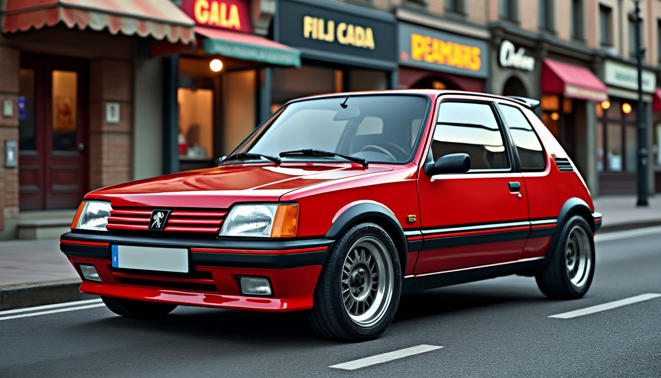 découvrez la peugeot 205 gti, la voiture sportive emblématique des années 80 qui a marqué toute une génération par son design, ses performances et son caractère unique.
