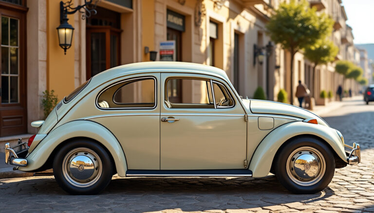 découvrez la volkswagen coccinelle, la voiture la plus produite au monde avec plus de 21 millions d'exemplaires, un symbole d'histoire et de design intemporel.