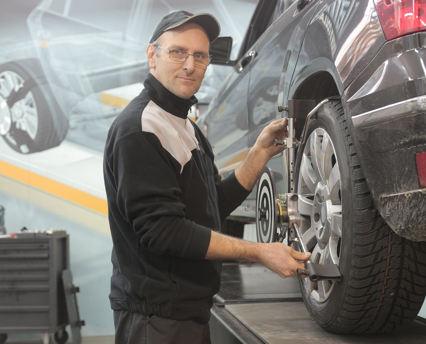 Définition géométrie auto et éléments techniques du réglage géométrie — réglage géométrie voiture garage